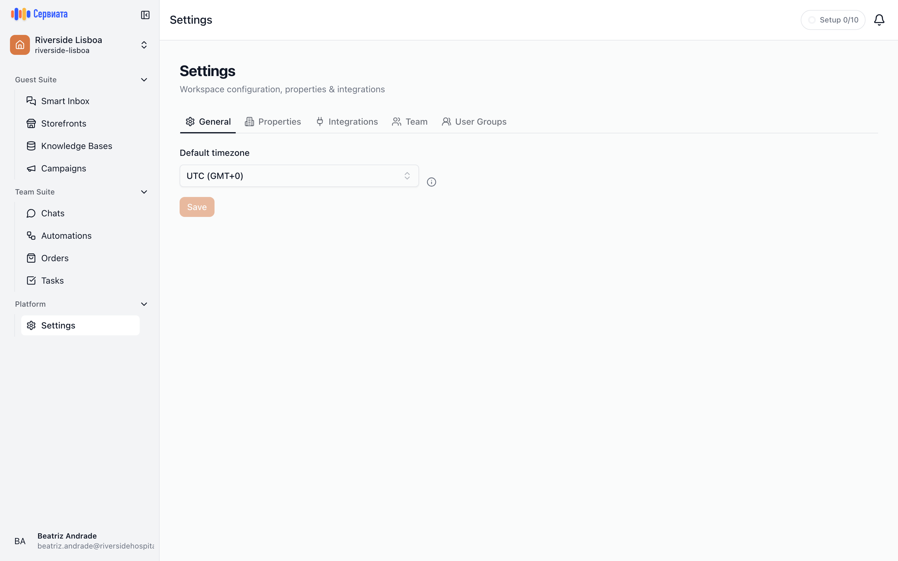 General screenshot